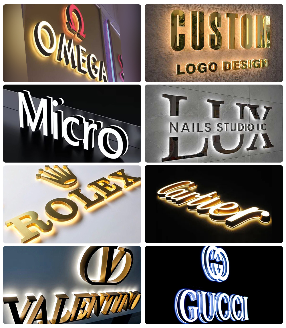 backlit signs